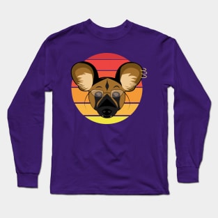 Vintage African Wild Dog Long Sleeve T-Shirt